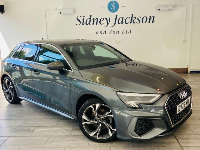 2022 (72) Audi A3 1.5 TFSI 35 S line Sportback 5dr Petrol Manual Euro 6 (s/s) (150 ps)