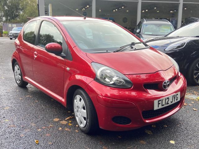 2012 (12) Toyota AYGO 1.0 VVT-i Ice Hatchback 5dr Petrol MultiMode Euro 5 (67 ps)